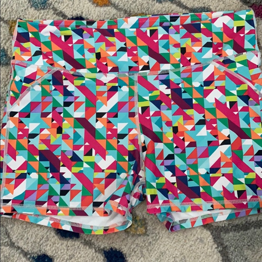 Fabletics 3” Spandex Shorts High Waisted